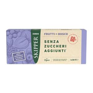 Skipper succo frutti di bosco senza zucchero 3x200ml